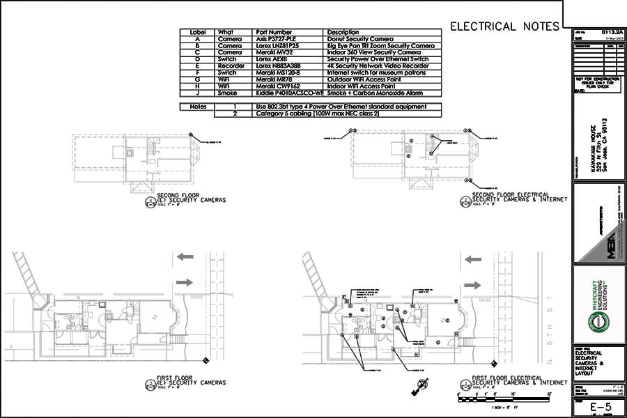 Japanese American Museum Kawakami House plans